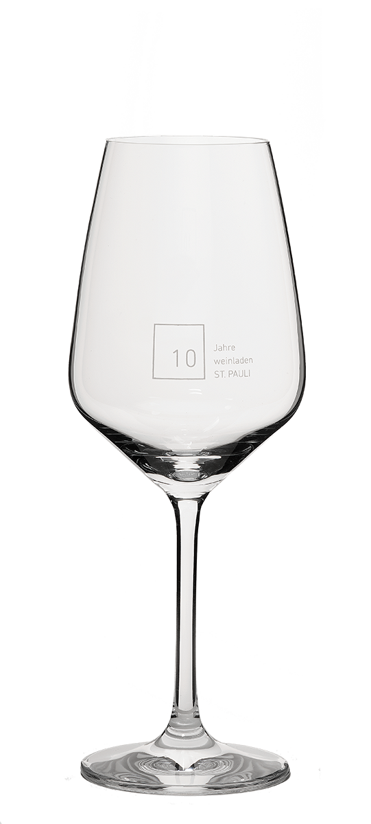 10 Jahre Weinladen St.Pauli - Geburtstagsglas