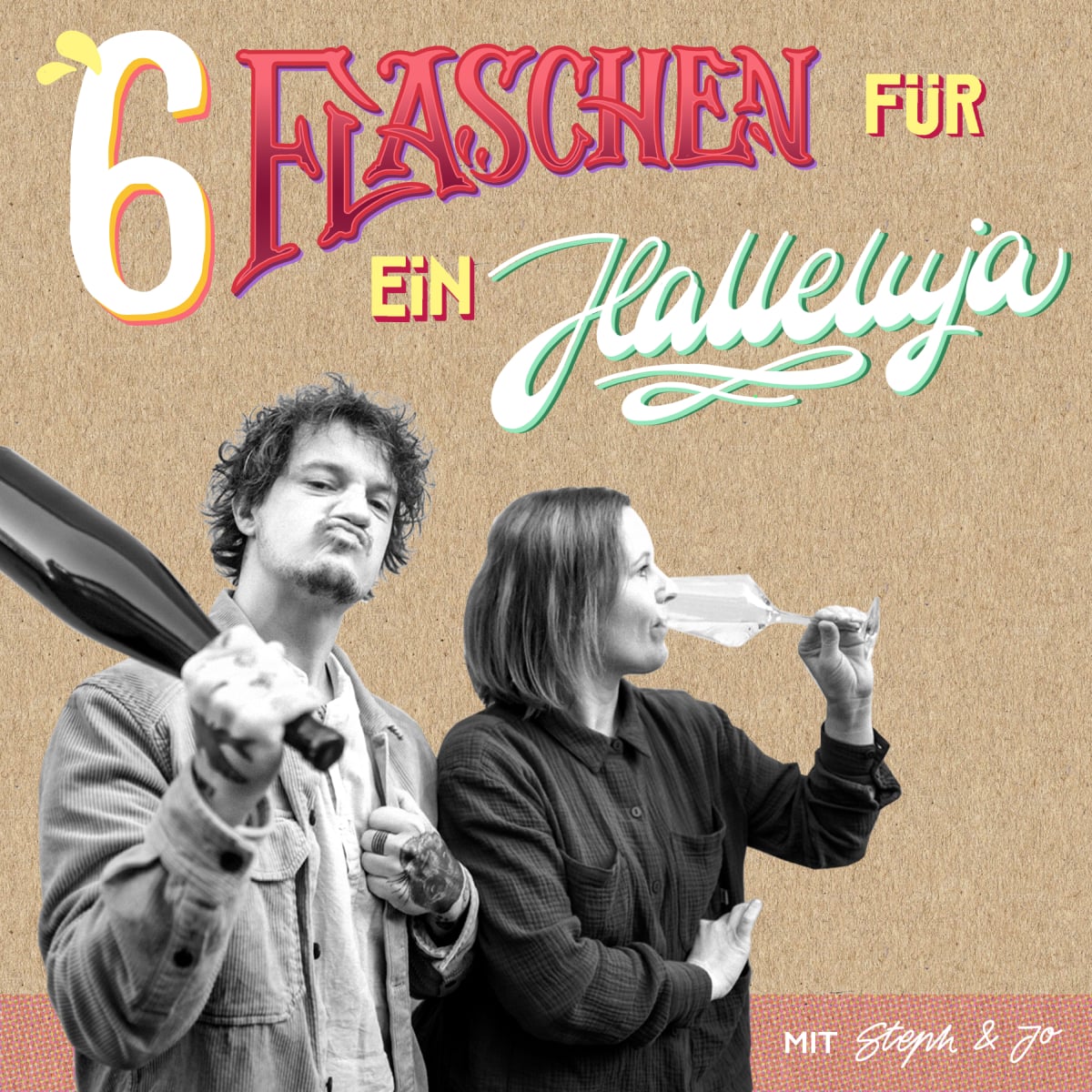 6 Flaschen für ein Halleluja Box