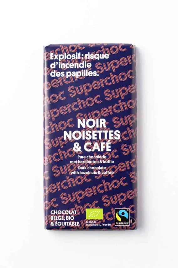 Superchoc Dark Chocolate Hazelnut Coffee 70g