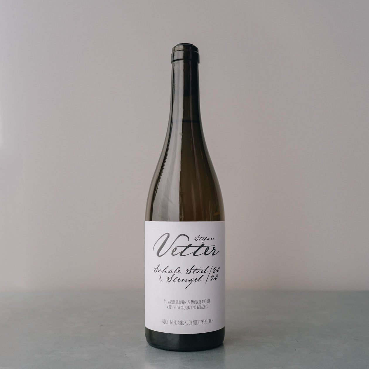 2020 Stefan Vetter Silvaner Schale, Stiel & Stengel