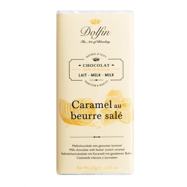 Dolfin »Caramel au beurre sale« Tafel Schokolade