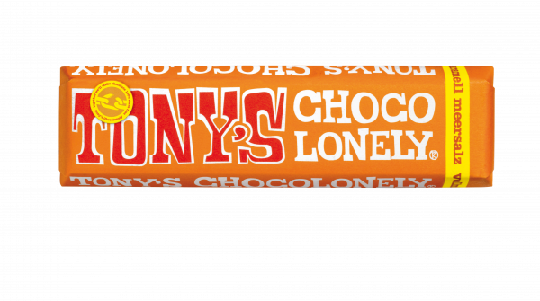 Tony's Chocolonely Vollmilchschokolade mit Karamel und Meersalz 47g